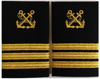 Embroidered captain marine fluvial emblem