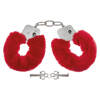 Handcuffs, plush, red