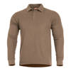 LONG SLEEVE POLO SHIRT - "ANIKETOS" - PENTAGON® - COYOTE