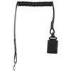 Lanyard, black, with carabiner