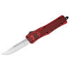 MEDIUM RED GRAPHITE BLACK CTK-1 DROP POCKET KNIFE - CobraTec