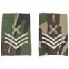 PAIR OF EPAULETS - SERGEANT TECHNIC - MILITARY SURPLUS BRITISH ARMY - DPM CAMO - AS NEW