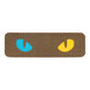 PATCH CAT EYES LASER CUT - COYOTE/YELLOW/BLUE - M-TAC