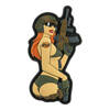 PATCH TACTICAL GIRL ?4 PVC ORE - COLOR - M-TAC