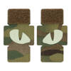 PATCH TIGER EYES LASER CUT (PAIR) - MULTICAM - M-TAC