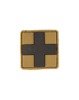 PVC 3D FIRST-AID PATCH WITH HOOK&LOOP CLOSURE - Mil-Tec® - COYOTE - SMALL