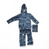 RAIN SUIT AGAINST BAD WEATHER - ROMANIAN ARMY - CAMOUFLAGE COMBAT AIR FORCE