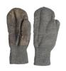 SWISS WOOL/LEATHER MITTENS - USED