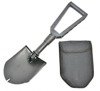 US ARMY STYLE BLACK FOLDING SHOVEL W/ COVER