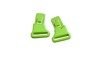 VICTORY Clips Matte Black/Lime Green