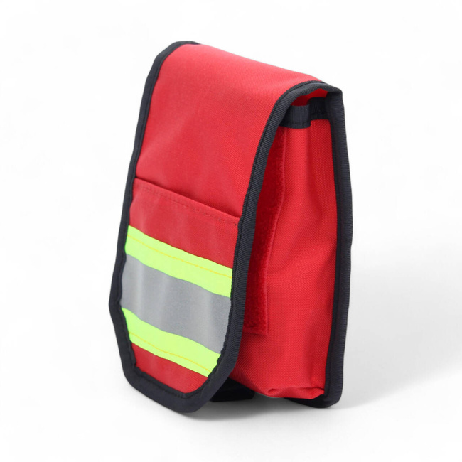 POUCH PENTRU USTENSILE DE SCRIS - DIN A6 - VELCRO HIGH-VIS - ROSU - ZENTAURON