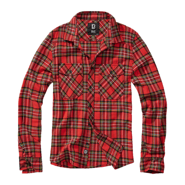 CAMASA CHECK IN CAROURI CU MANECA LUNGA - TARTAN - BRANDIT 