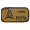 3D VELCRO PATCH - 5 x 2.5 CM - MFH® - MARO/KHAKI - VÉRCSOPORT "A NEG"