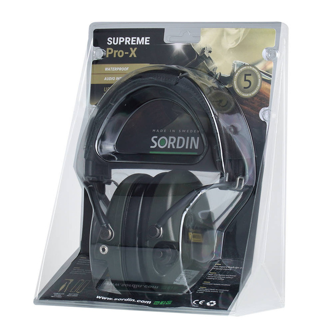 Supreme Pro-X Earmuff - Green - 75302-X/L-S - Sordin 