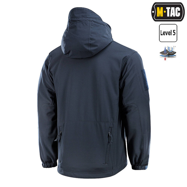 JACHETA SOFTSHELL CU CAPTUSEALA, BLEUMARIN INCHIS - M-TAC