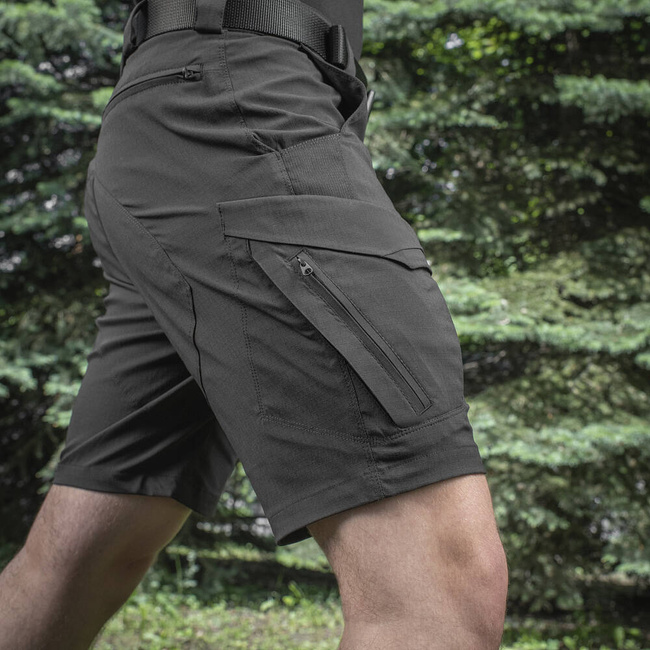 SHORT PANTS AGGRESSOR SUMMER FLEX - BLACK - M-TAC