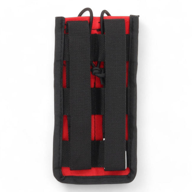 VECLRO RADIO STATION CASE - MOLLE - FASTSTICK - RESCUE- RED - ZENTAURON