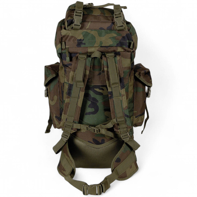 RUCSAC COMBAT BW - MOLLE - TIJA ALUMINIU - 65 L - MFH - WOODLAND