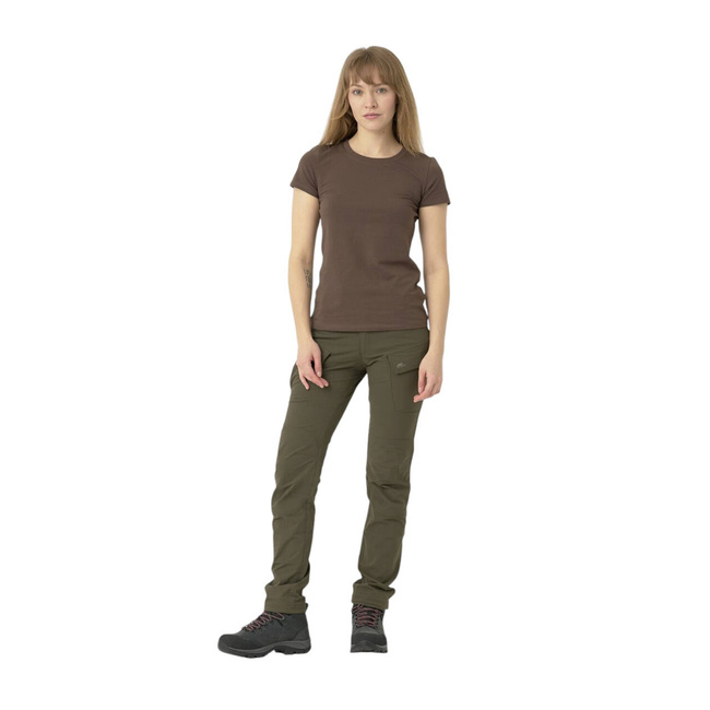 TRICOU SLIM DIN BUMBAC ORGANIC PENTRU FEMEI - VERDE OLIVE - HELIKON-TEX