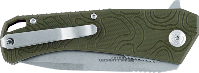 LINER LOCK FOLDING KNIFE - "ECHO 1" - BLACKFOX® - OD GREEN