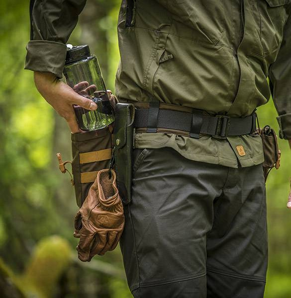 WATER CANTEEN POUCH - EARTH BROWN/CLAY - HELIKON