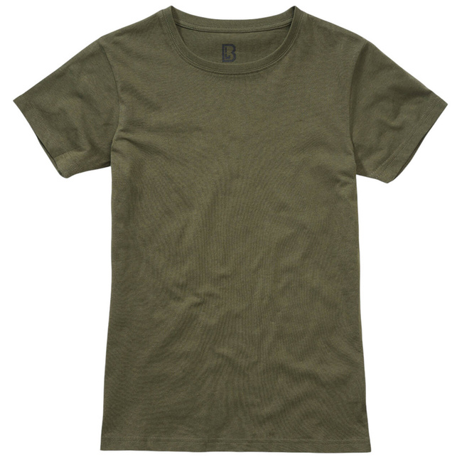 TRICOU DAMA DIN BUMBAC - OLIVE - BRANDIT