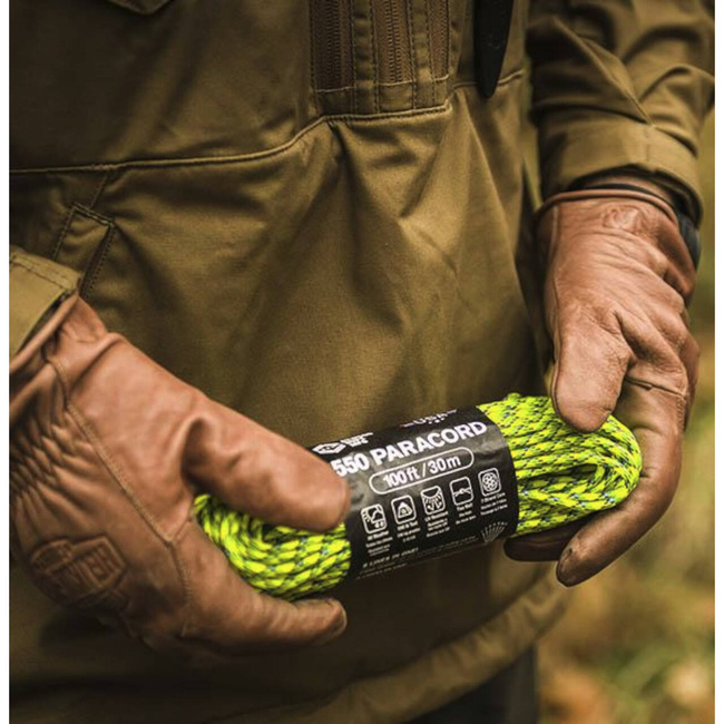 FUNIE, SFOARA PARACORD DIN NAILON - 550 LBS. - 33 M/100 FT. - Helikon-Tex - MARO U.S.