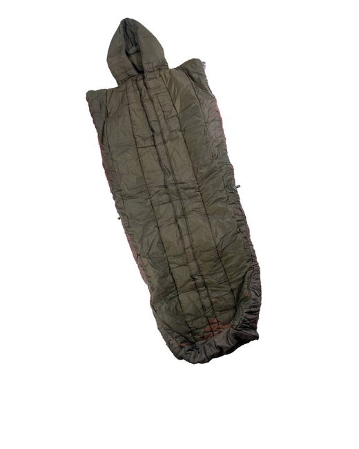 SAC DE DORMIT MUMMY - SURPLUS MILITAR GRECESC - VERDE OD - UZAT, DECOLORAT 