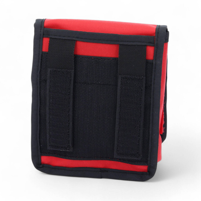 POUCH PENTRU USTENSILE DE SCRIS - DIN A6 - VELCRO HIGH-VIS - ROSU - ZENTAURON