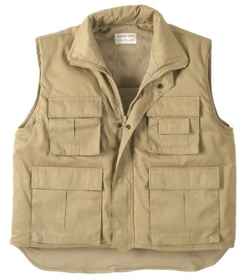 US KHAKI RANGER VEST LINED IMPORT