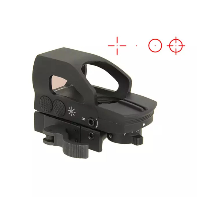 DISPOZITIV - TACTICAL 4 RETICLE REFLEX SIGHT MOD.2 - NEGRU - PCS