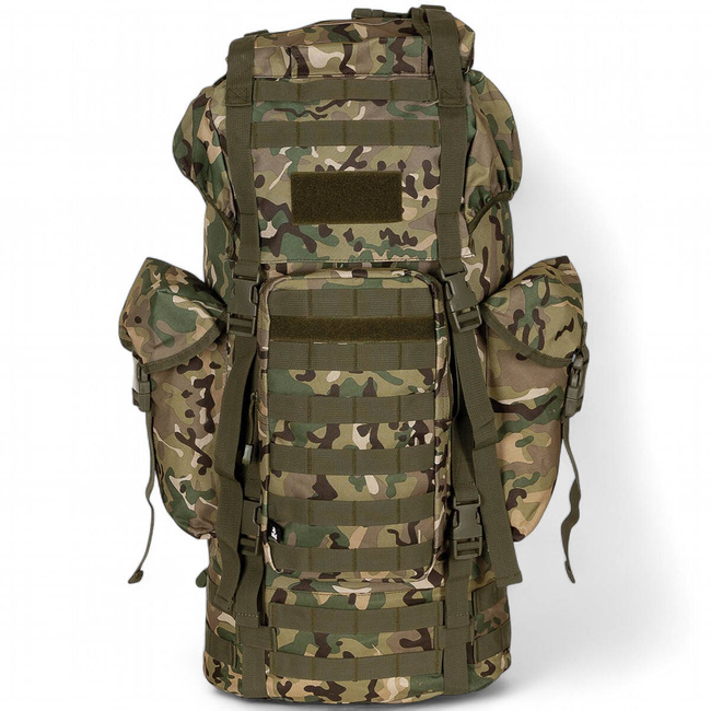 RUCSAC COMBAT BW - MOLLE - TIJA ALUMINIU - 65 L - MFH - OPERATION CAMO