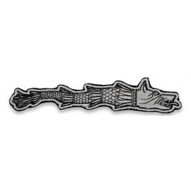 EMBLEMA LUPUL DACIC, CU APLICARE PRIN COASERE - 7.5x2 CM