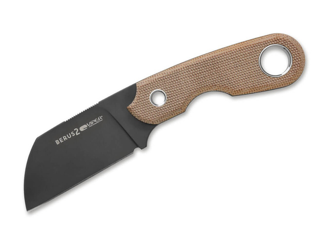 Fixed Blade Knife - Berus 2 Micarta® - Viper® -  Black DLC 