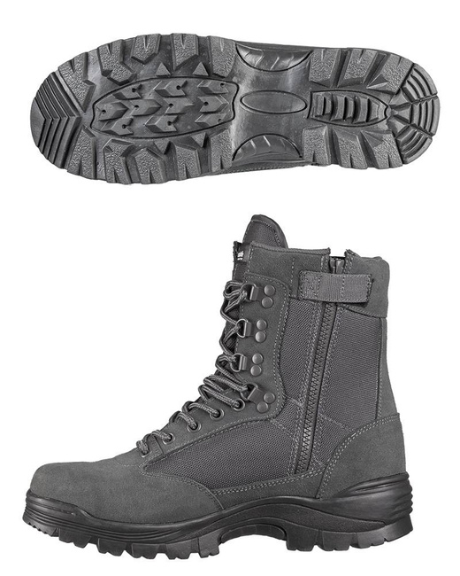 BOCANCI MILITARI TACTICI -  FERMOAR YKK®, PIELE/CORDURA, THINSULATE™ - Mil-Tec® - GRI URBAN