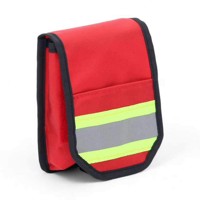 POUCH PENTRU USTENSILE DE SCRIS - DIN A6 - VELCRO HIGH-VIS - ROSU - ZENTAURON