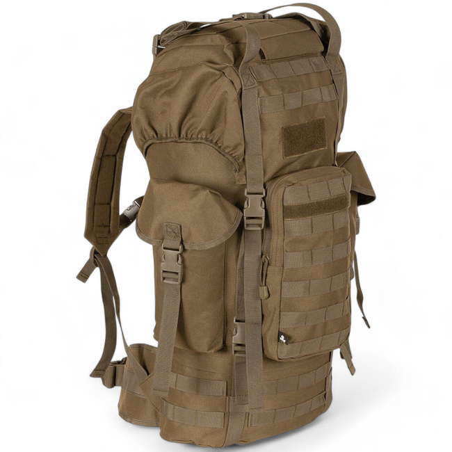 RUCSAC COMBAT BW - MOLLE - TIJA ALUMINIU - 65 L - MFH -  COYOTE