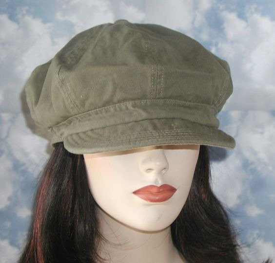 Sapca Canvas olive