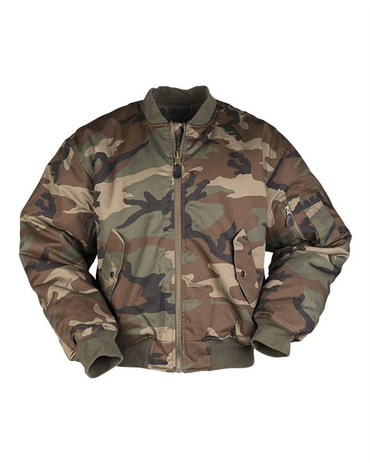 Geaca Bomber US MA1, Woodland T/C