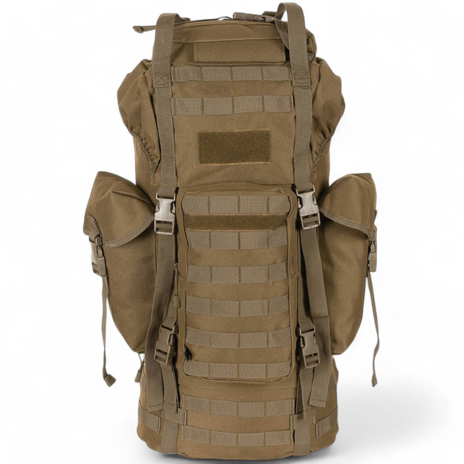 RUCSAC COMBAT BW - MOLLE - TIJA ALUMINIU - 65 L - MFH -  COYOTE