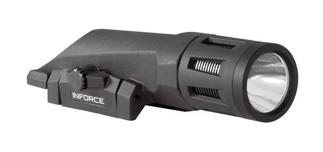 TACTICAL FLASHLIGHT WITH WHITE IR LIGHT, WMLX - BLACK - INFORCE