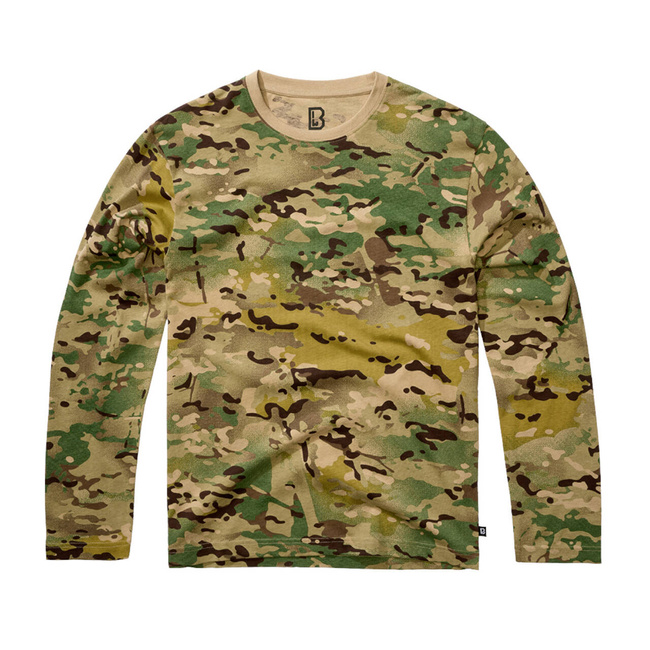 Tricou cu maneca lunga Premium - tactical camo - Brandit