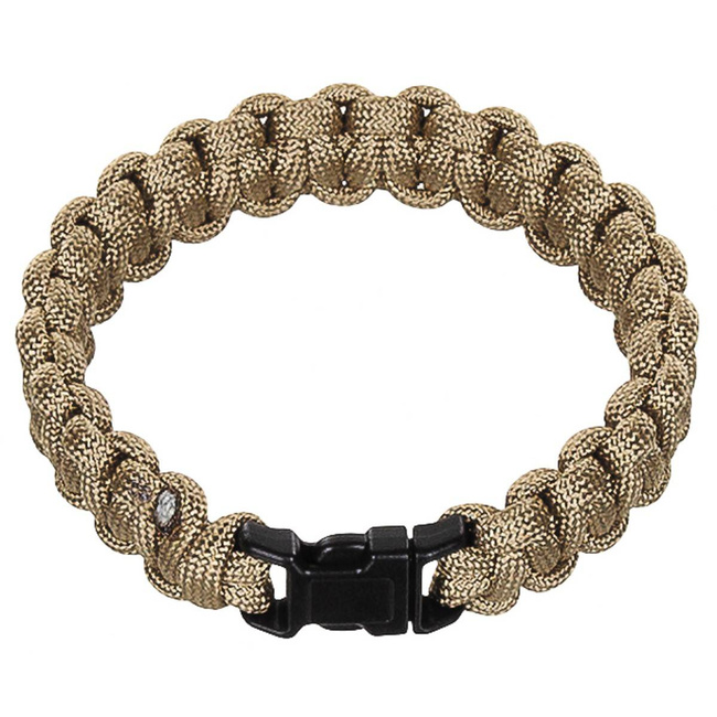 Bracelet, "Para", coyote tan, width 1.9 cm