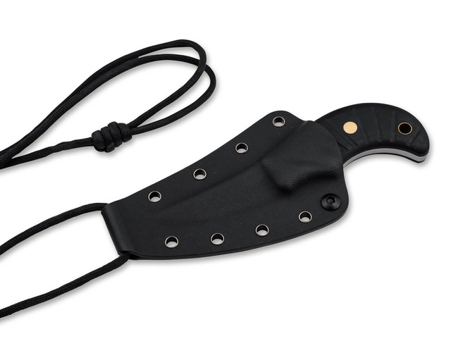 FIXED BLADE KNIFE SHRIMP - BLACK