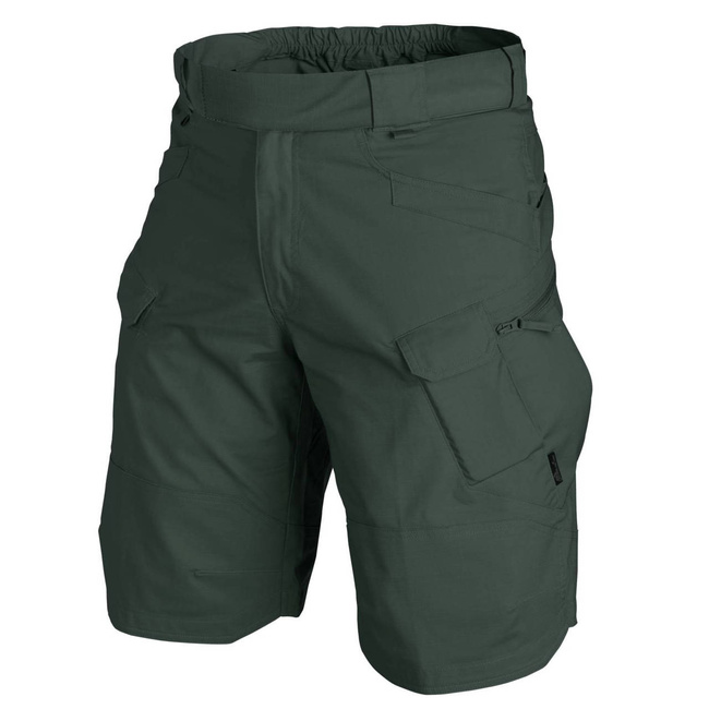 PANTALONI SCURTI TACTICI - UTS - POLIBUMBAC RIPSTOP - Helikon-Tex - VERDE JUNGLE