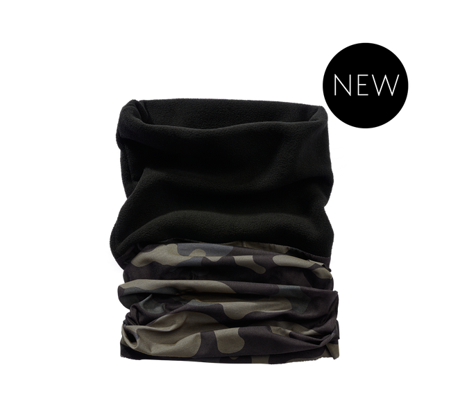 MULTIFUNCTIONAL HEADBAND - FLEECE - DARK CAMO - BRANDIT