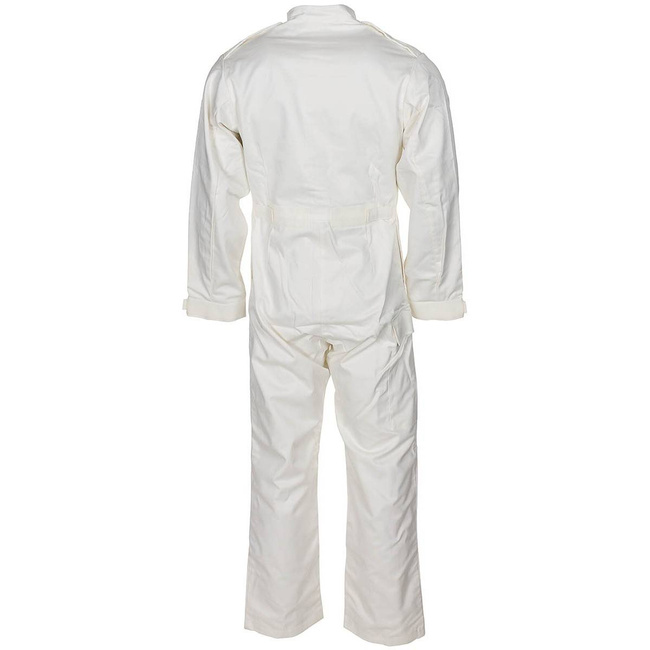 BRITISH WORKER COVERALL - WHITE - MILITARY SURPLUS - USED