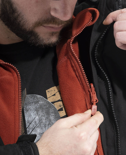 FLEECE JACKET WITH ZIPPER - ATHOS 2.0 - PENTAGON® - RAL7013