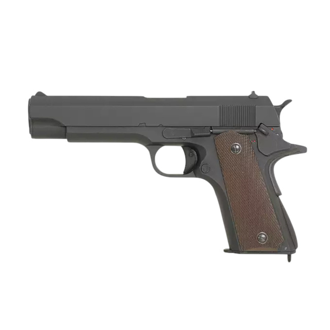 REPLICA PISTOL 1911 - GAS BLOWBACK - GBB - NEGRU - GOLDEN EAGLE