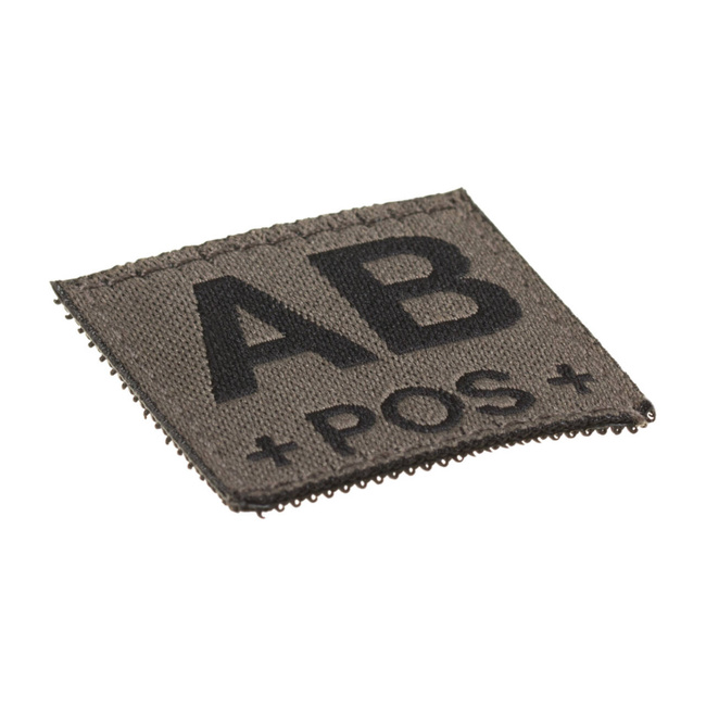 PATCH GRUPA SANGUINA - AB POS - RAL7013 - CLAWGEAR